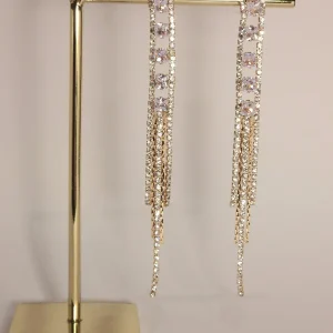 LAURA Boucles pendentes Strass