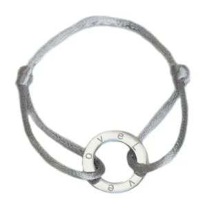 Bracelet circle love silver