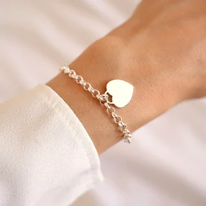 Bracelet Médaille Coeur