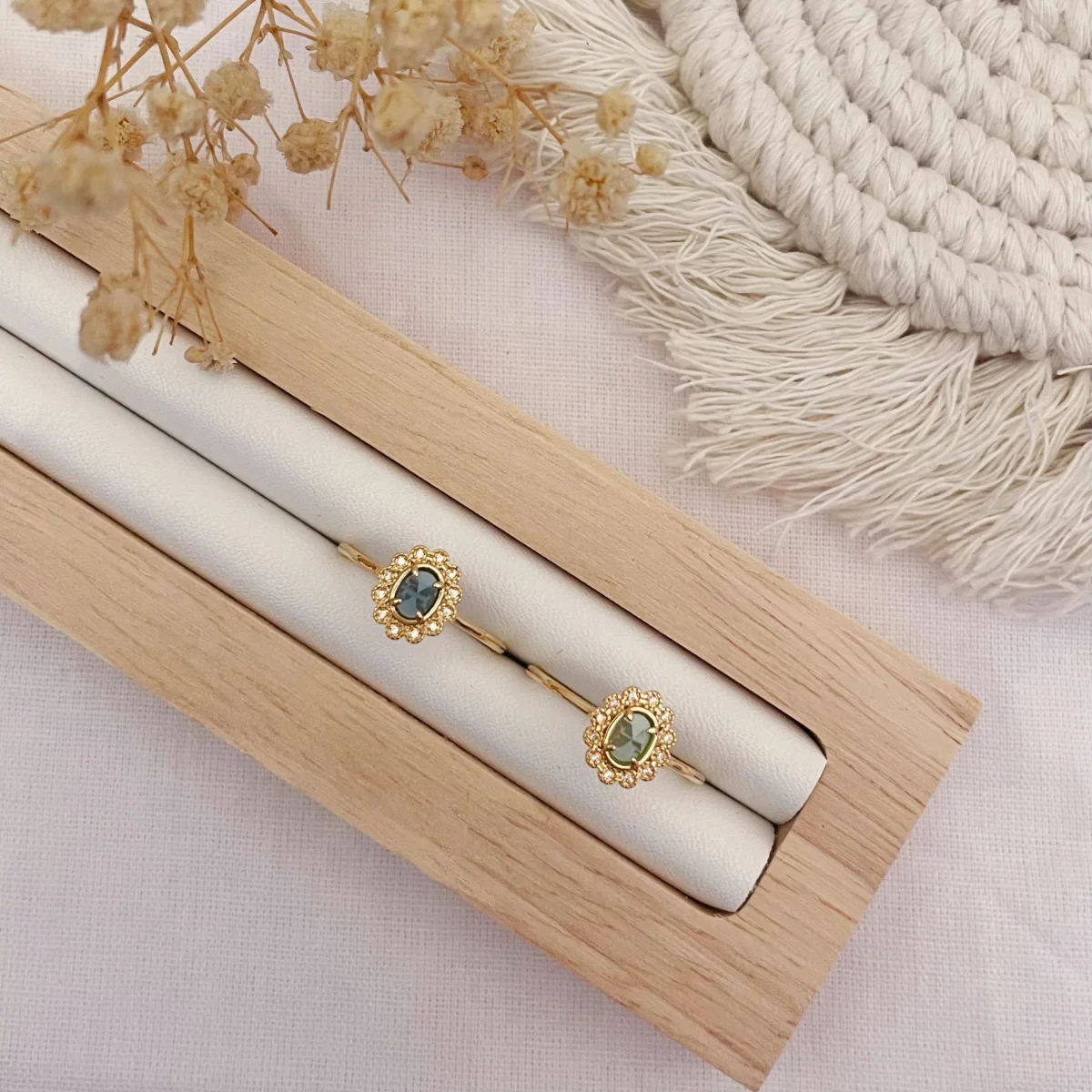 bague Romy - plaqué or & zirconium – Image 2