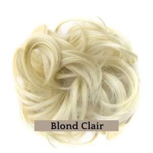 Faux Chignon Blond Clair