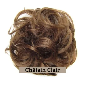 Faux Chignon Châtain Clair