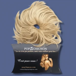 Faux Chignon Blond Jessie - Postiche Volume Premium Naturel Femme
