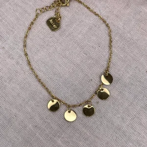 Bracelet acier inoxydable, 5 médailles